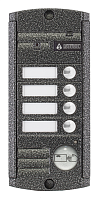 Вызывная видеопанель AVP-454 (PAL) ТМ цв. антивандальная накладная ( на 4 абонента) со встр считыват